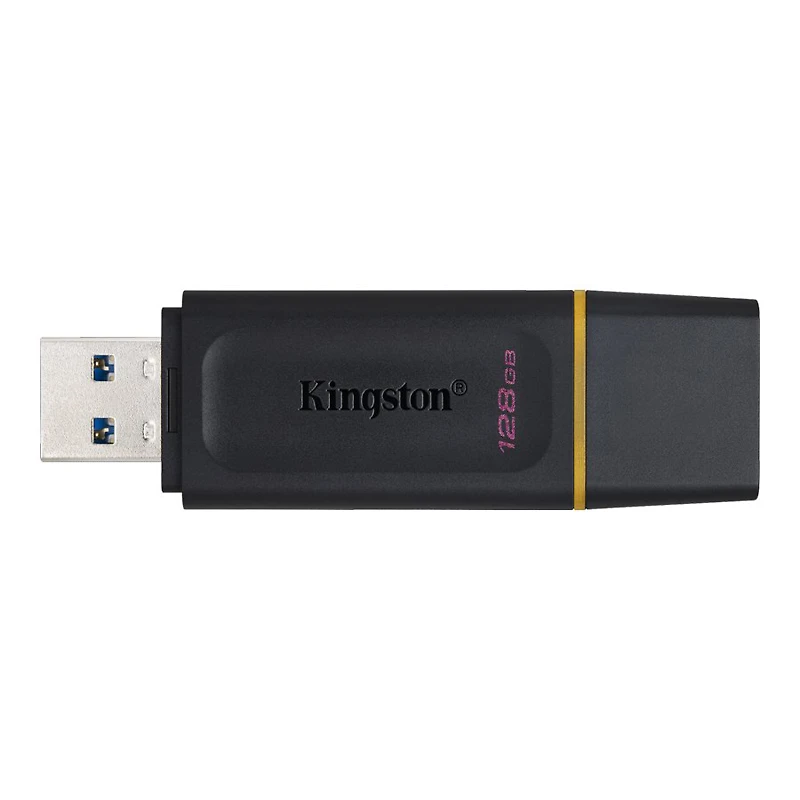 Kingston DataTraveler Exodia USB Flash Drive - Black/Yellow - 128GB - DTX/128GB