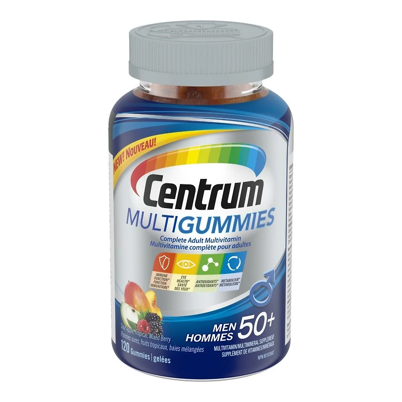 Centrum MultiGummies Men's Multivitamin/Mineral Supplement - 120s