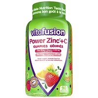 Vitafusion Power Zinc + C Gummy Vitamins - 90's