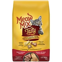 Meow Mix Tasty Layers Dry Kibble - Beef and Salmon 1.36kg