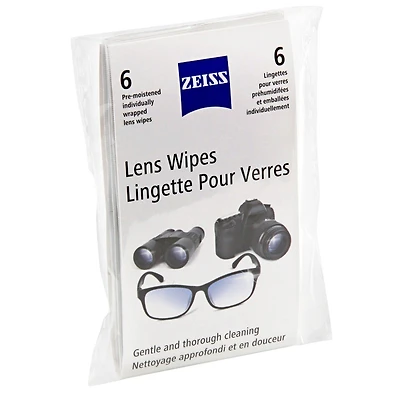 Zeiss Lens Wipes - 6's