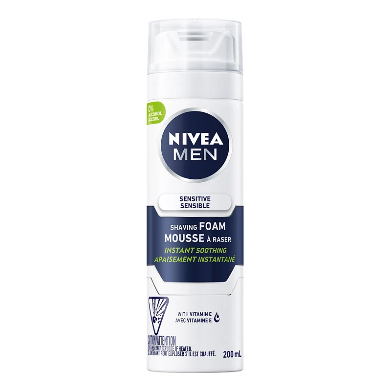 Nivea for Men Sensitive Skin Shaving Foam - 200ml 