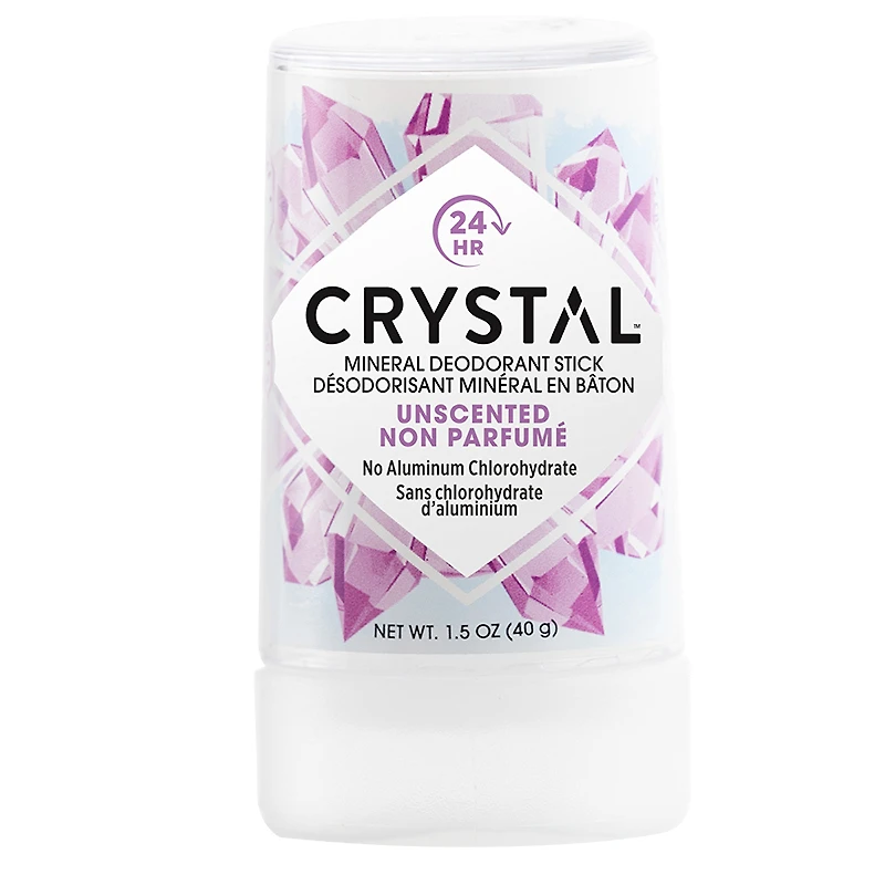 Crystal Mineral Deodorant Stick - Unscented - 40g