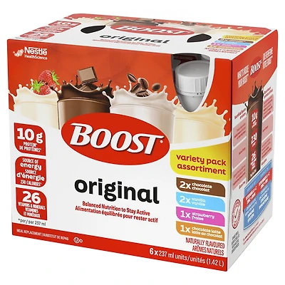 BOOST Original Protein Drink - Variety - 6 x 237ml