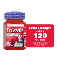 Tylenol* Rapid Release Extra-Strength Pain Reliever - Gelcaps 120sï¿½ï¿½ ï¿½