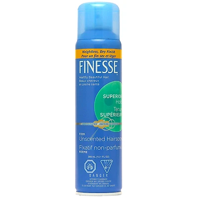 Finesse Firm Hold Unscented Aerosol Hairspray - 300ml