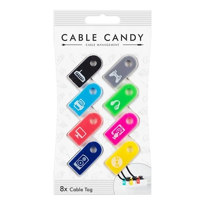 Cable Candy Cable Tags - Assorted Colours