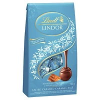 Lindt LINDOR Milk Chocolates - Salted Caramel - 150g Bag