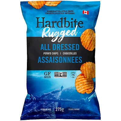 Hardbite Rugged All Dressed Chips - 275g