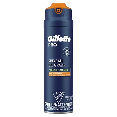 Gillette Pro Sensitive Skin Shave Gel - 7oz / 198g