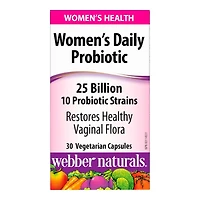 Webber Naturals Women's Health 25 Billion Daily Probiotic - 30s