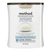 Method Dishwasher Sachets - Free and Clear - 30s