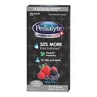 Pedialyte AdvancedCare Plus Powder - Berry Frost - 6 x 17g