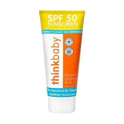 Thinkbaby Mineral Baby SPF 50+ Sunscreen - 6oz