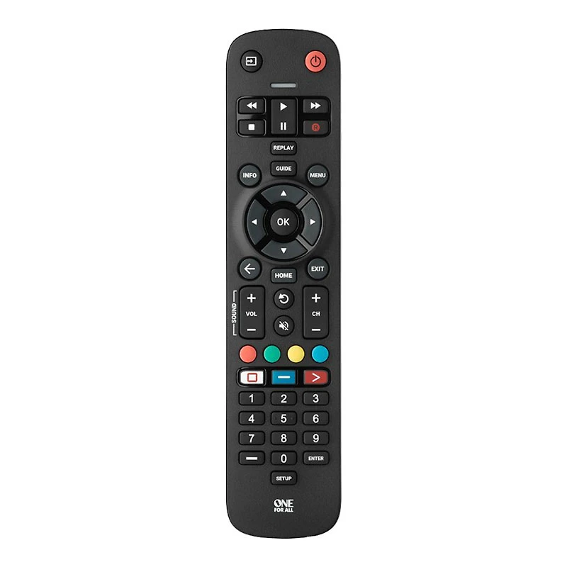 One For All Essential TV Remote Control - Black - URC3610