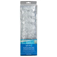 Splash Home Puddles Bath Mat - Clear 