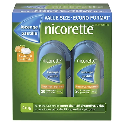 Nicorette Lozenges - Fresh Fruit - 4mg - 160s