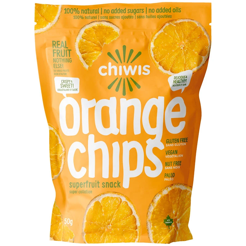 Chiwis Chips Superfruit Snacks - Orange - 50g