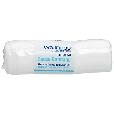 Wellness Elastic Gauze Bandage - 10.2 cm x 3.75 m