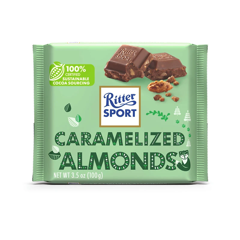Ritter Sport - Caramelized Almonds - 100g