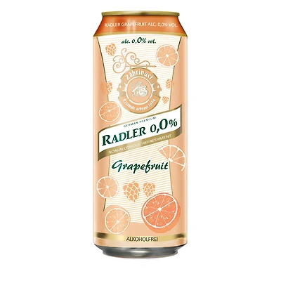 Zahringer Grapefruit Radler - 4x500ml