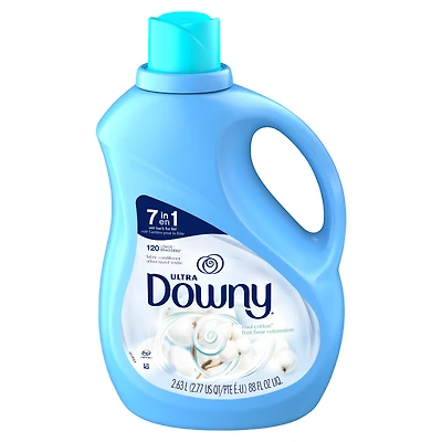 Downy Ultra Liquid Fabric Conditioner - Cool Cotton - 2.63L/120 Uses
