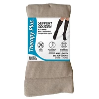 Therapy Plus Support Diabetic Compression Socks - Women's - Tan - 2 pairs