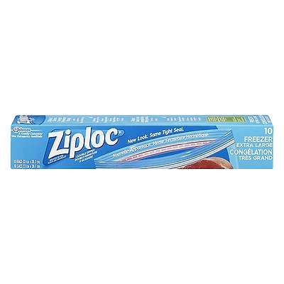 Ziploc Freezer Bags Extra Large - 10s