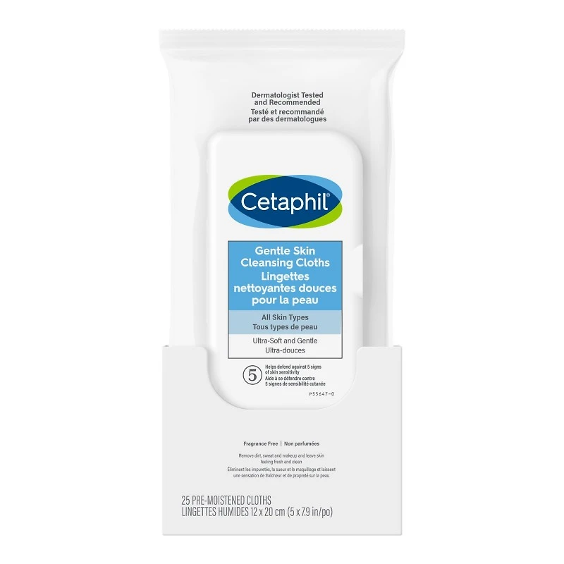 Cetaphil Gentle Skin Cleaning Wipes - 25s