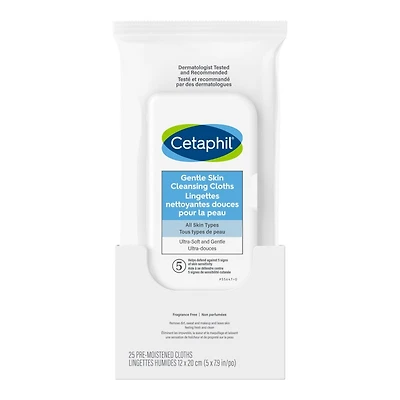 Cetaphil Gentle Skin Cleaning Wipes - 25s