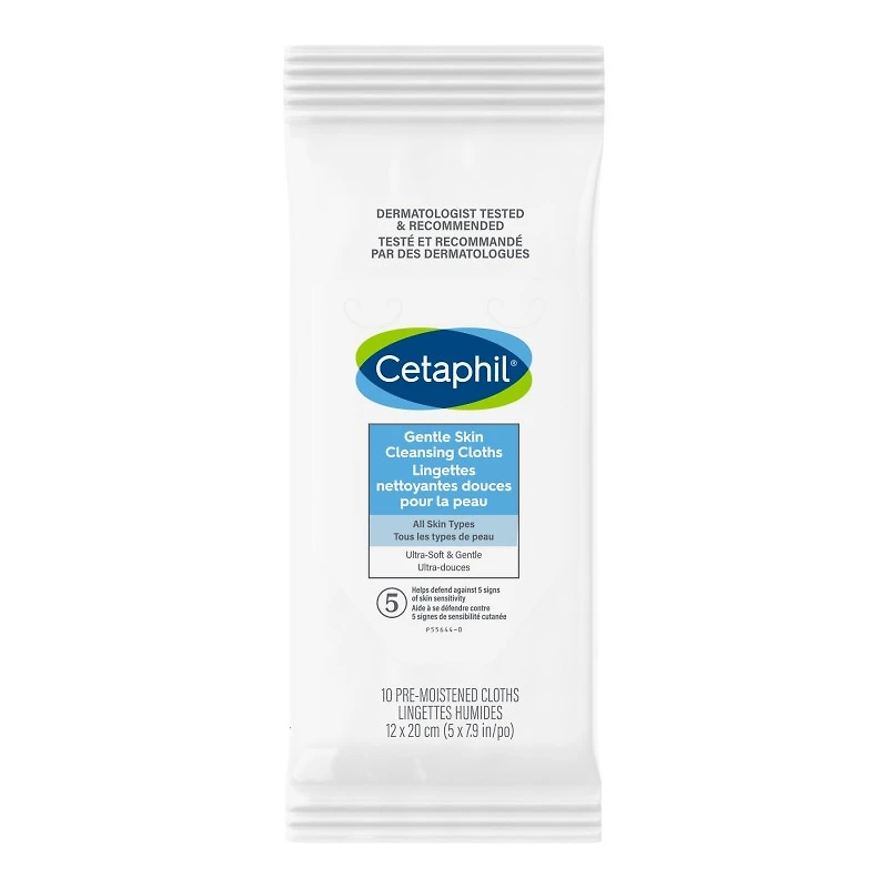 Cetaphil Gentle Skin Cleaning Wipes - 10s