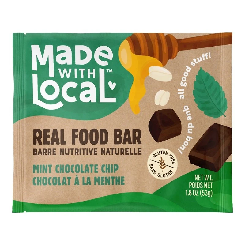 Made With Local Snack Bar - Mint Chocolate Chip - 53g