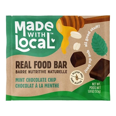 Made With Local Snack Bar - Mint Chocolate Chip - 53g