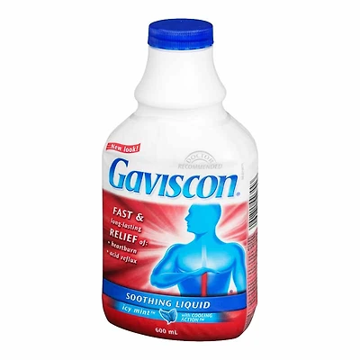 Gaviscon Liquid - Regular - Icy Mint - 600ml