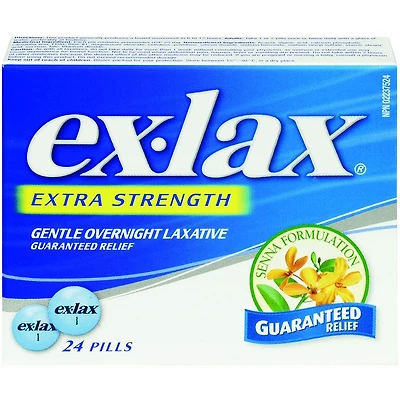 Ex-Lax Extra Strength Laxative Senna Formulation - 24s
