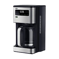 Braun PureFlavor Coffee Maker - Black Stainless Steel - KF5650BK