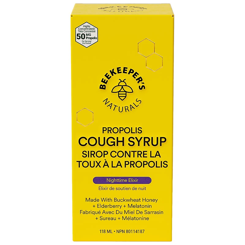Beekeeper's Naturals Propolis Cough Syrup Night - 118ml