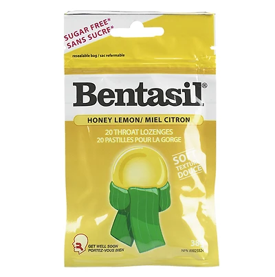 Bentasil Lozenges - Honey Lemon - 20