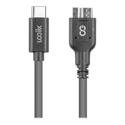 LOGiiX USB-C to Micro-USB Type B Cable - 50cm