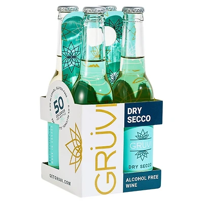 GrÃ¼vi Dry Secco Alcohol Free Wine - 4x275ml