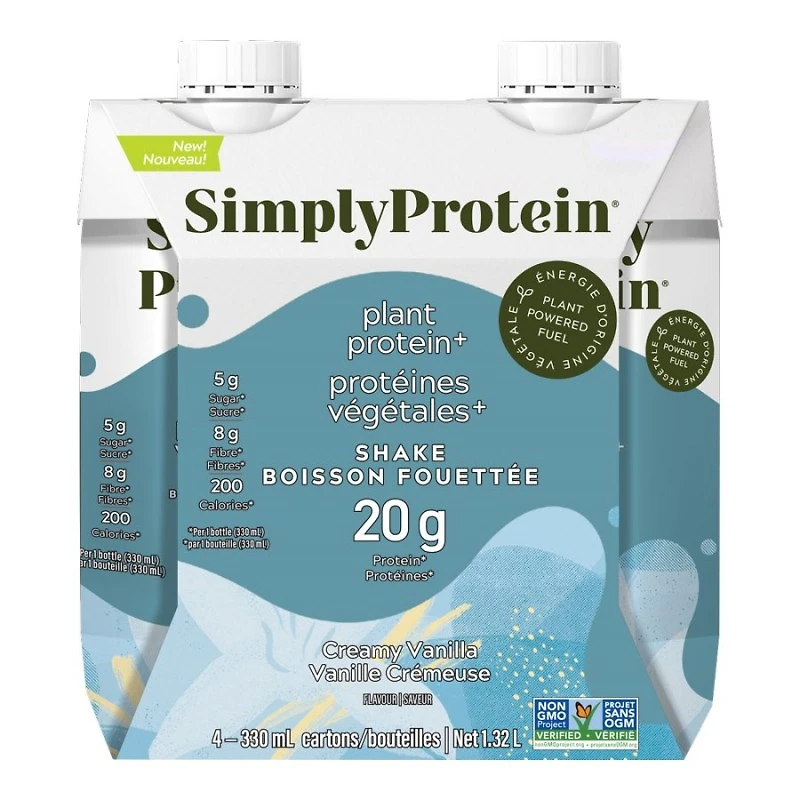 SimplyProtein Shake - Creamy Vanilla - 4 x 330ml