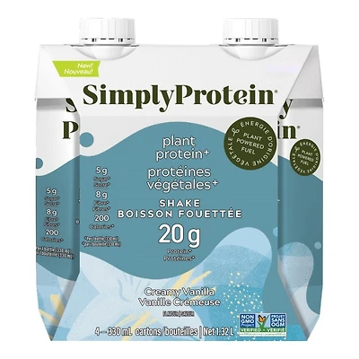 SimplyProtein Shake - Creamy Vanilla - 4 x 330ml