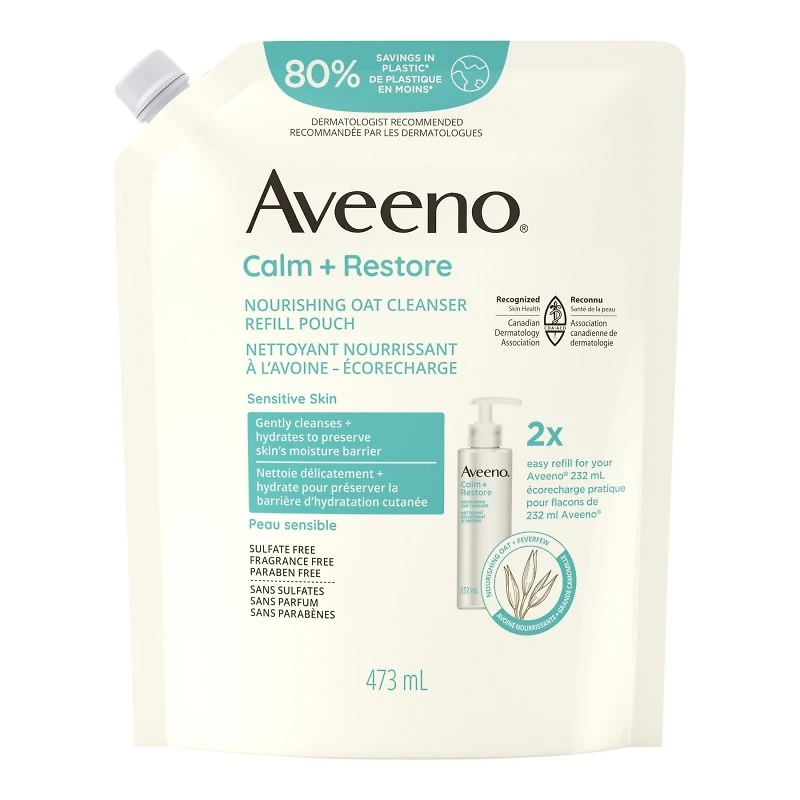 Aveeno Calm + Restore Oat Cleanser - 473ml