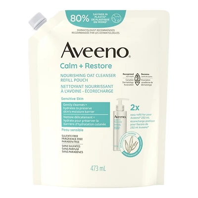 Aveeno Calm + Restore Oat Cleanser - 473ml