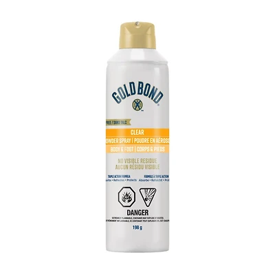 Gold Bond Clear Powder Spray - 198g