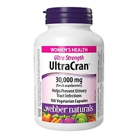 Webber Naturals Ultra Strength UltraCran Cranberry Vegetarian Capsules - 30000mg - 100's