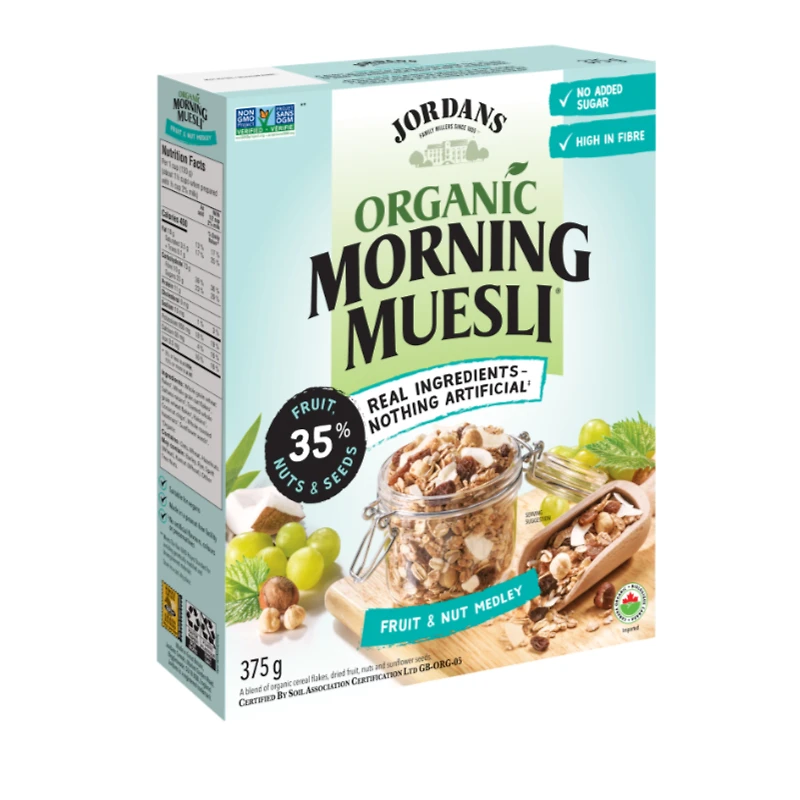 Jordans Morning Muesli Granola - Fruit and Nut Medley - 375g