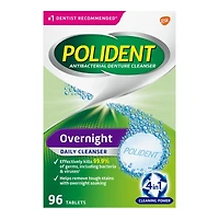 Polident Overnight Daily Denture Cleanser