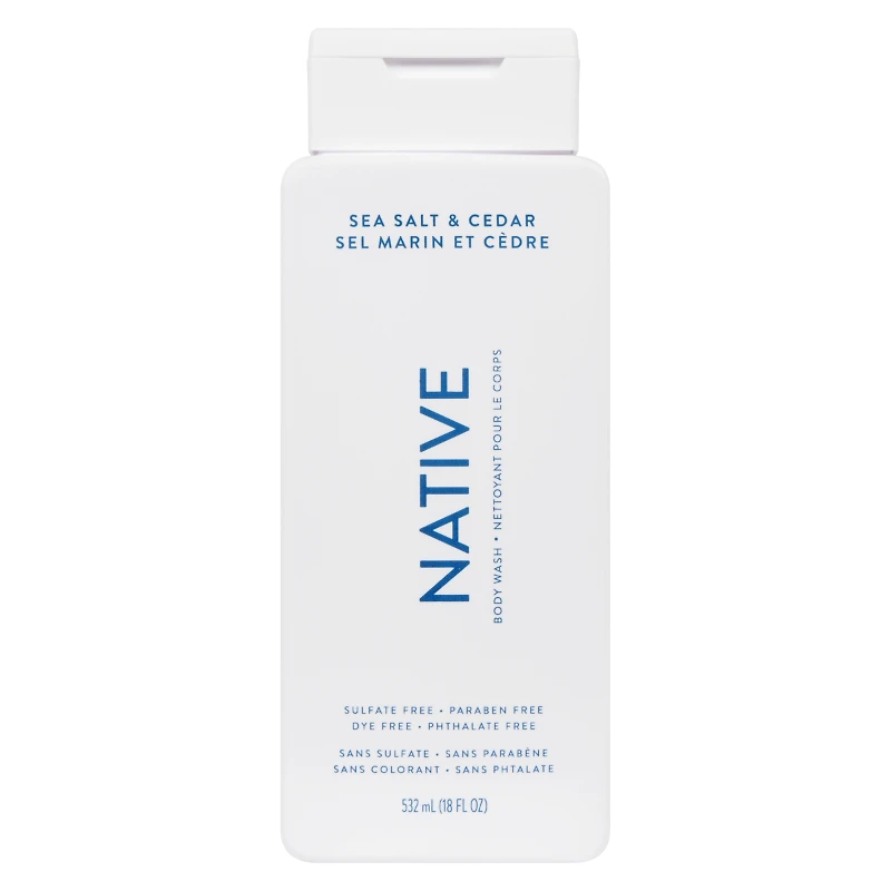 Native Body Wash - Sea Salt and Cedar - 532ml