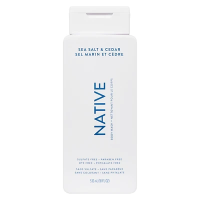 Native Body Wash - Sea Salt and Cedar - 532ml